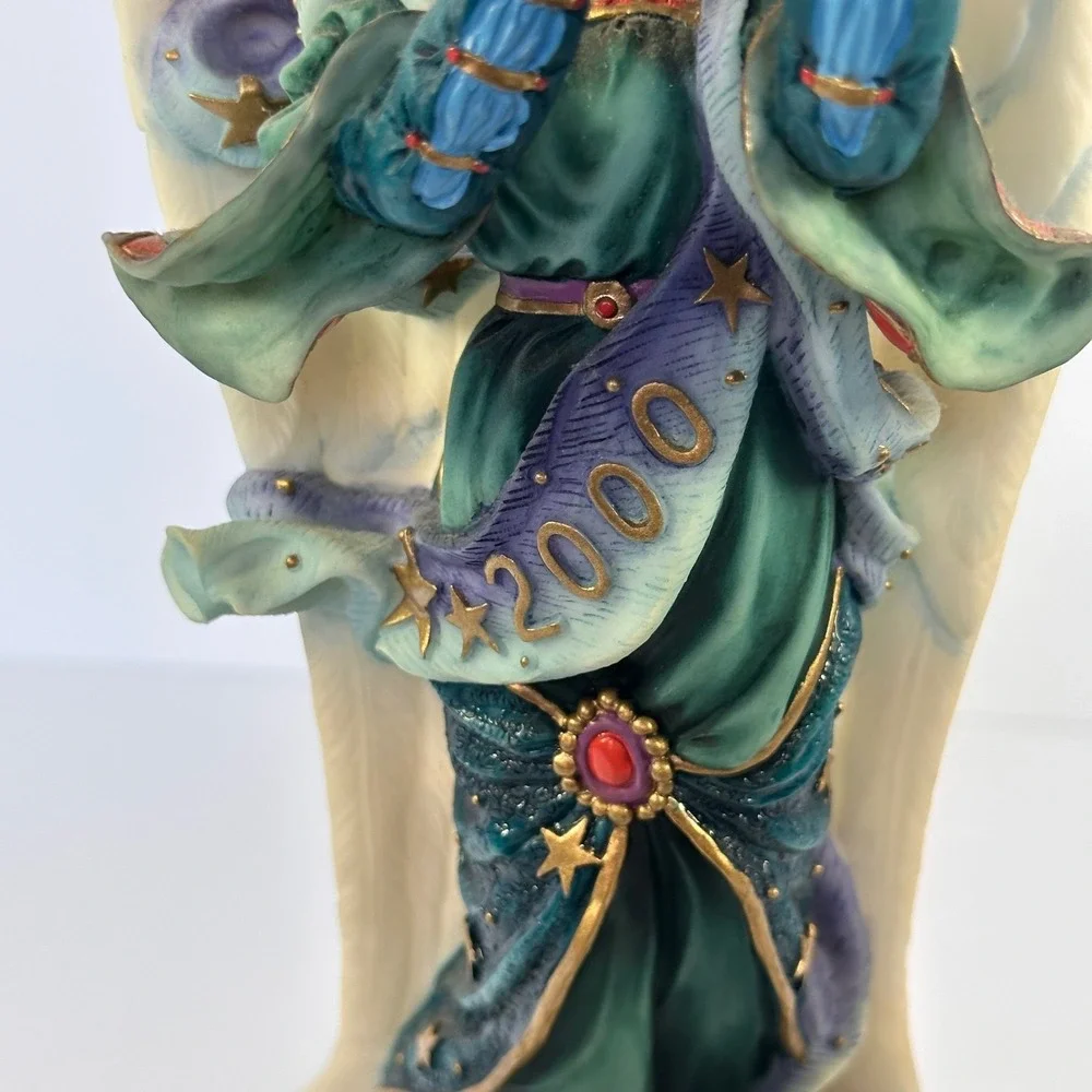 Lenox Millennium Pencil Angel‎ Figurine The World is at Her Feet 1999 - Picture 15 of 16